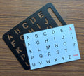 Bundle- Large Alphabet Board & Laminate Board