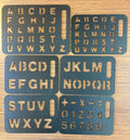 Set of 6 Stencils